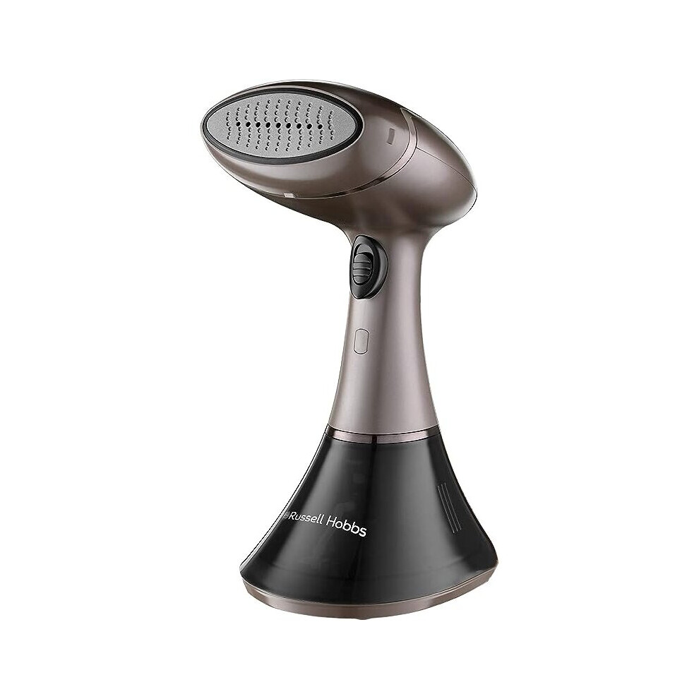 Russell Hobbs 28040 Steam Genie Aroma - Handheld Clothes Steamer for Garments, Curtains and Soft Furnishings, Kills Up to 99.9% of Bacteria, Bronze