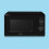 COMFEE' 700W 20L Black Microwave Oven With 5 Cooking Power Levels, Quick Defrost Function, And Kitchen Manual Timer - Compact Design CM-M202CC(BK) 2