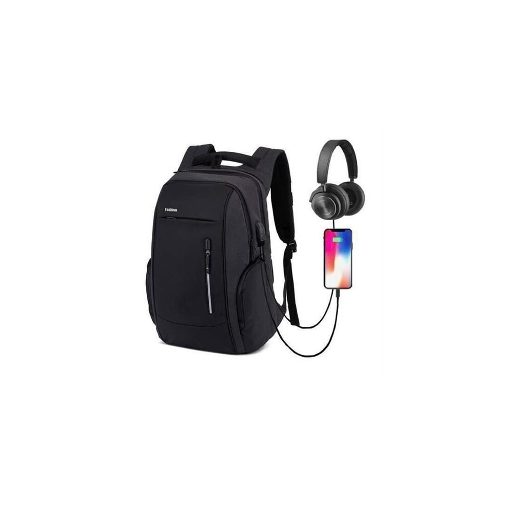 ROCK Laptop Backpack, 17.3 Inch Black