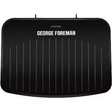 George Foreman 25820 Large Fit Grill - Versatile Griddle, Hot Plate and Toastie Machine with Improved Non-Stick Coating and Speedy Heat Up, Black