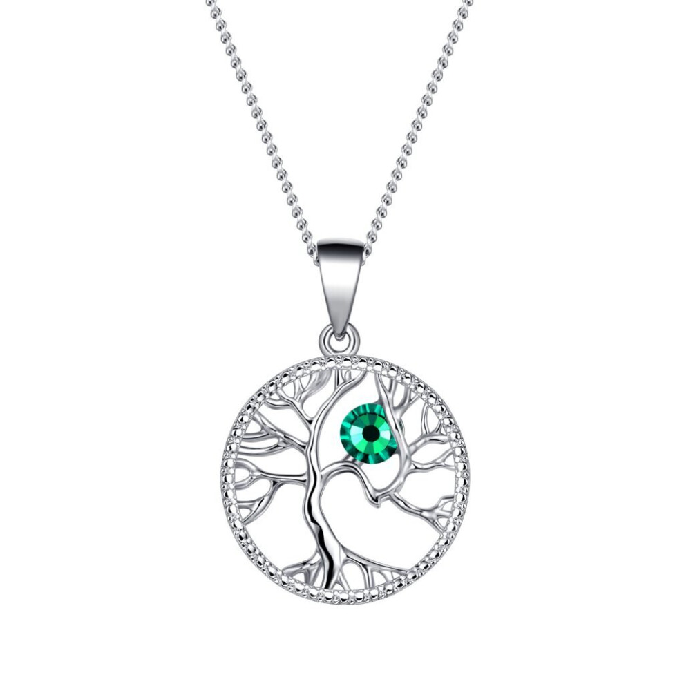 (May - Emerald) Swarovski Necklace Birthstone Pendant Jewellery