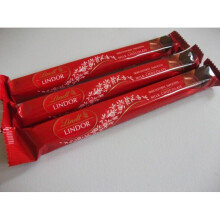 (Pack Of 24) Lindt Lindor Smooth Milk Chocolate Sticks 38g