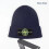 STONE ISLAND (Navy Blue) Stone Island Hat Warm Thick Cap Cuffed Knit Stretch Beanie Hat 3