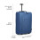 (Blue) Foldable Cabin Suitcase Soft Shell Hand Luggage Foldable Storage Case 8