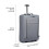 (Grey) Foldable Cabin Suitcase Soft Shell Hand Luggage Foldable Storage Case 9