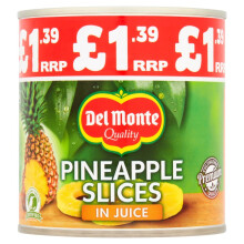 Del Monte Pineapple Slices in Juice 435g ( pack of 6 )
