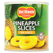 Del Monte Pineapple Slices in Juice 435g ( pack of 12 )