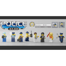 8Pcs Military Police Minifigures Building Blocks Assembling - sm211