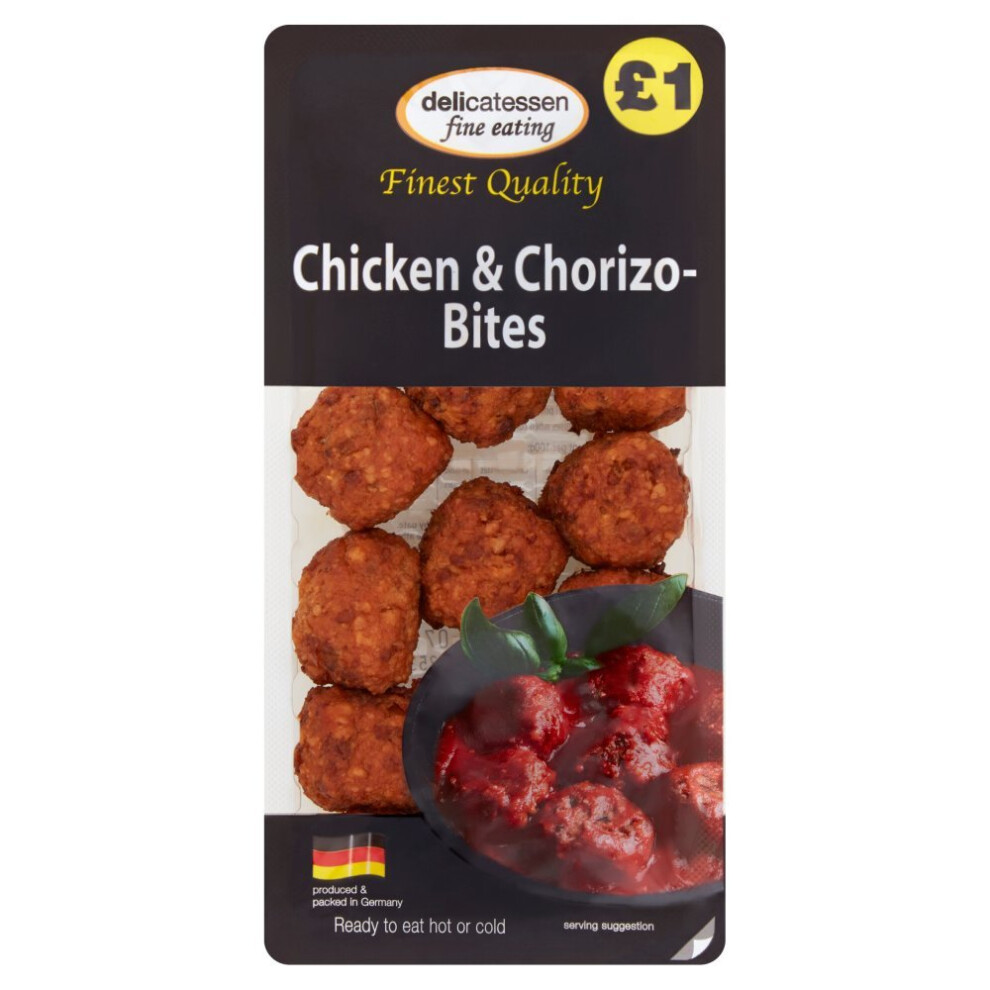 Delicatessen Fine Eating Chicken & Chorizo-Bites 200G ( Pack Of 8 )