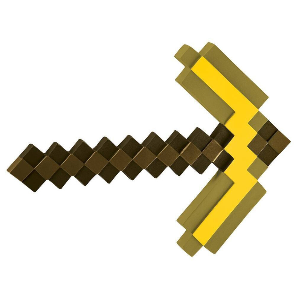 Minecraft Premium Gold Minecraft Pickaxe