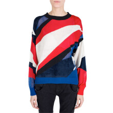 (Red, S) DIESEL M BLANCA 0CANZ Womens Sweater Long Sleeve