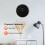 GEEPAS GEEPAS Analog Wall Clock Battery Operated Silent Non-Ticking, Black 2