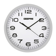 Geepas Analog Wall Clock Non-ticking Silent Clock Battery Operated