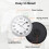 GEEPAS Geepas Analog Wall Clock Non-ticking Silent Clock Battery Operated 4