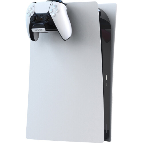 Venom PS5 Console Mounted Controller Charging Dock with Retractable Headset Holder - Stealth Design - VS5018 2
