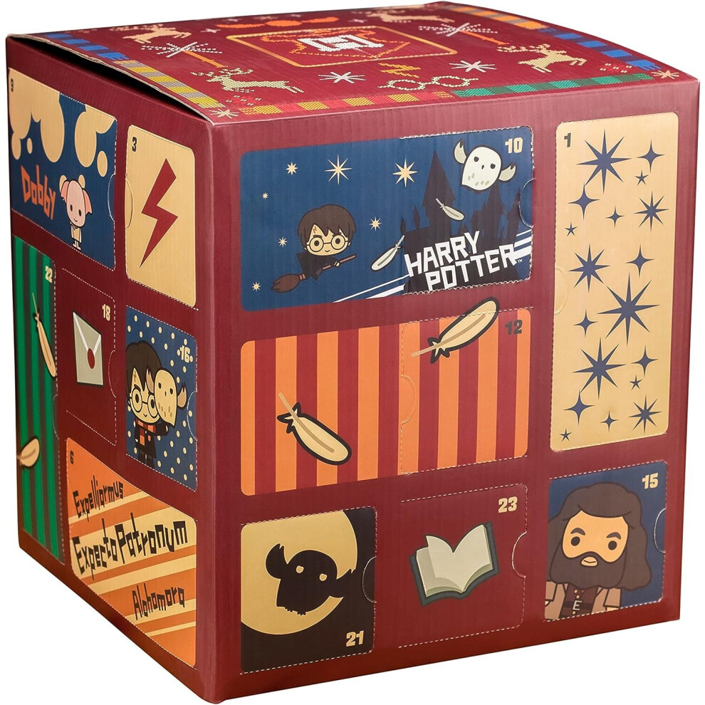 Harry Potter Advent Calendar Cube with 24 Gifts, Christmas Countdown