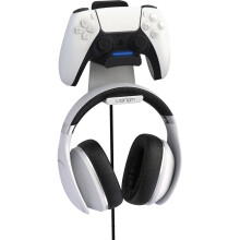 Venom PS5 Console Mounted Controller Charging Dock with Retractable Headset Holder - Stealth Design - VS5018
