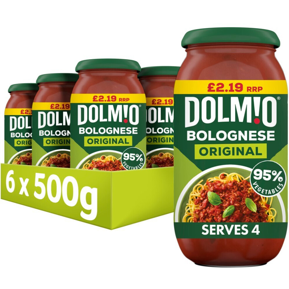 Dolmio Bolognese Original Pasta Sauce 500G ( Pack Of 6 )