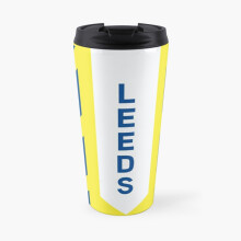 Coffee Mug Leeds United 16 oz Stainless Steel Vacuum Insulated Tumbler Cup