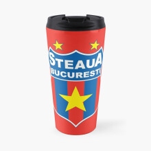 Coffee Mug Steaua Bucharest 16 oz Stainless Steel Vacuum Insulated Tumbler Cup