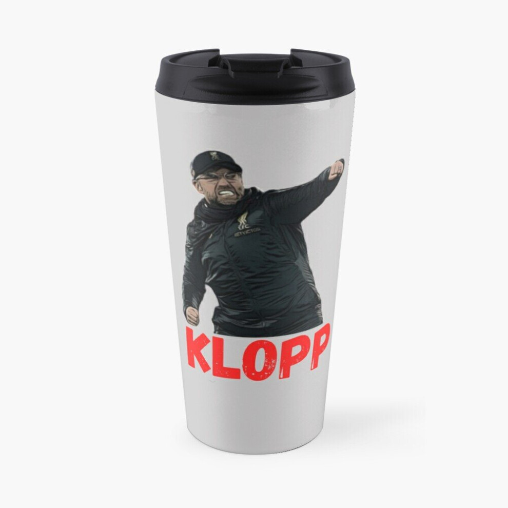 Coffee Mug Jurgen Klopp Air Punch Celebration - Liverpool 16 oz Stainless Steel Vacuum Insulated Tumbler Cup