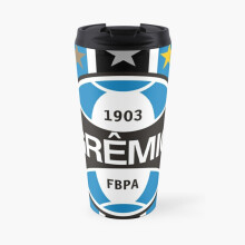 Coffee Mug Gremio Brasil hinchada fans barra brava Porto Alegre 16 oz Stainless Steel Vacuum Insulated Tumbler Cup