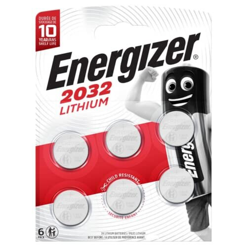 Energizer CR2032 6BL Energizer Batteries ECR2032
