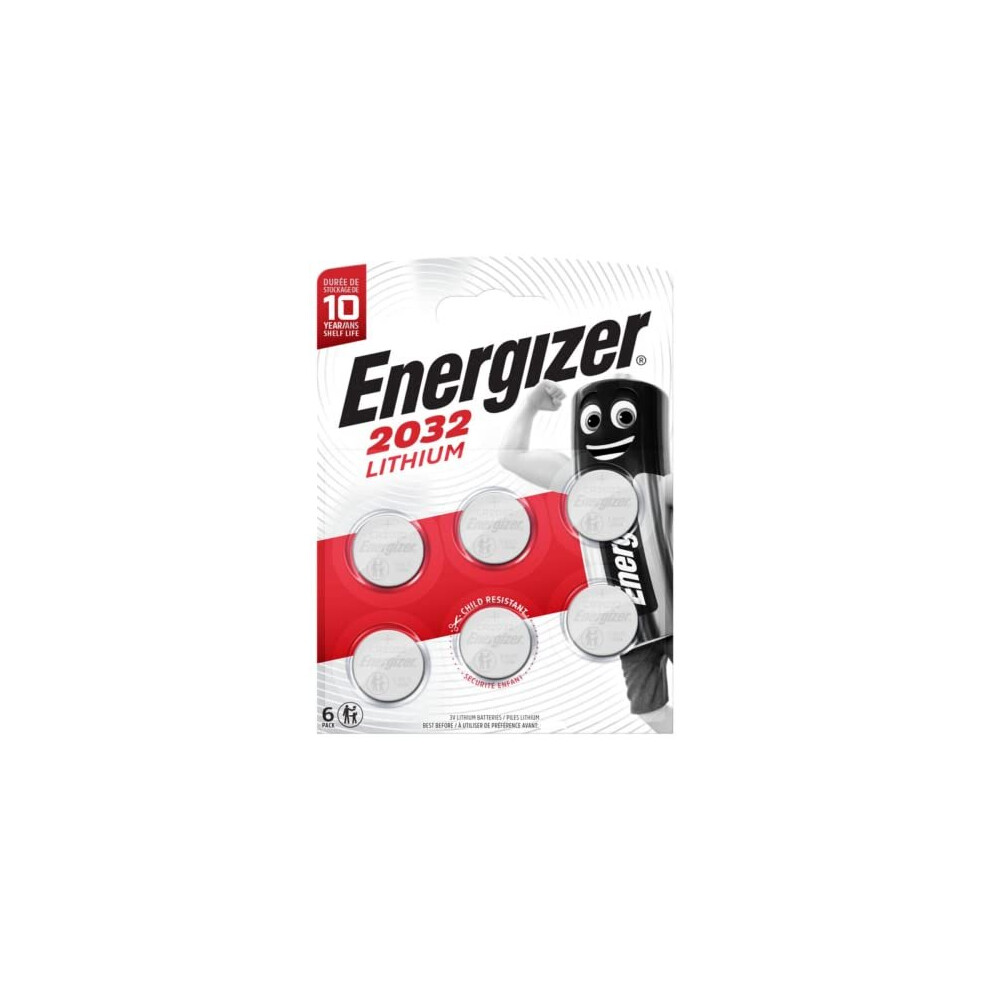 CR2032 6BL Energizer Batteries ECR2032