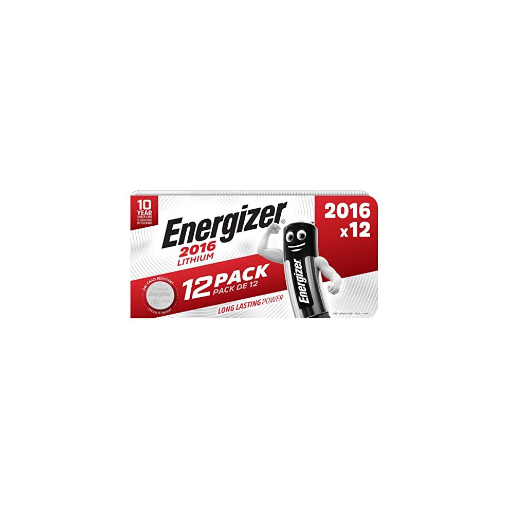 Energizer - Pack Of 12 CR2016 Batteries