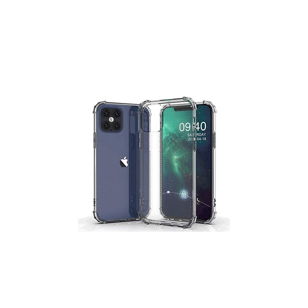 Arloscot Iphone Case Tpu Silicone Shockproof, Ultra Thin, Anti-Scratch Iphone 12 Phone Case Cover - Pure Clear (6.1) 739601683922