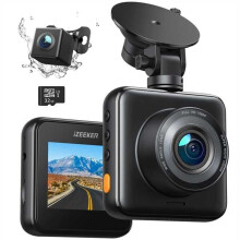 iZEEKER Dash Cam Front and Rear with SD Card 1080P Full HD Car Camera Dashboard, Dual Dashcam for cars 170 Wide Angle, G-sensor, Night Vision, WDR