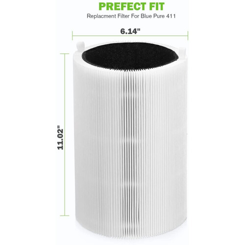 Replacement Filter for Blue Pure 411/411+ & 3210 Air Purifier Filter Activated Carbon Filter 1
