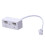 RJ11 Plug to Dual UK BT Telephone Socket Convertor 1