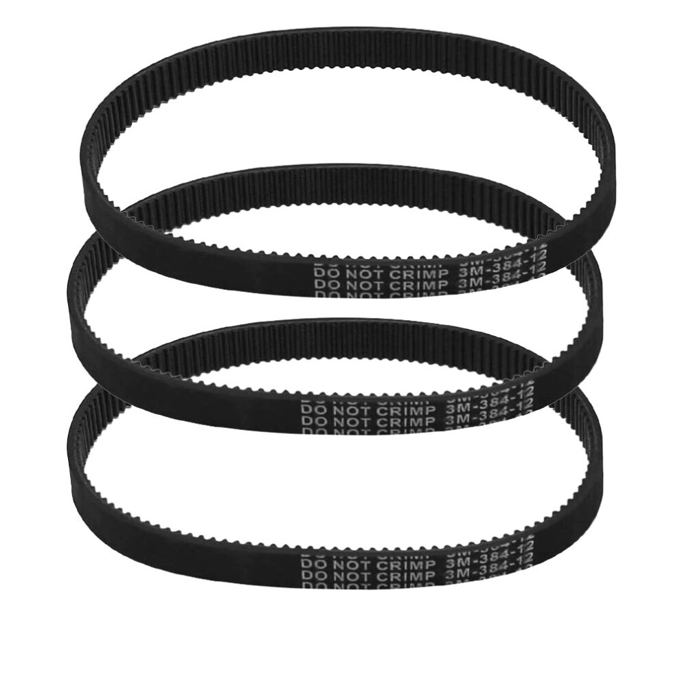 3Pcs -384-12 Drive Belt for Electric Bike E-Bike Scooter Motorcycle