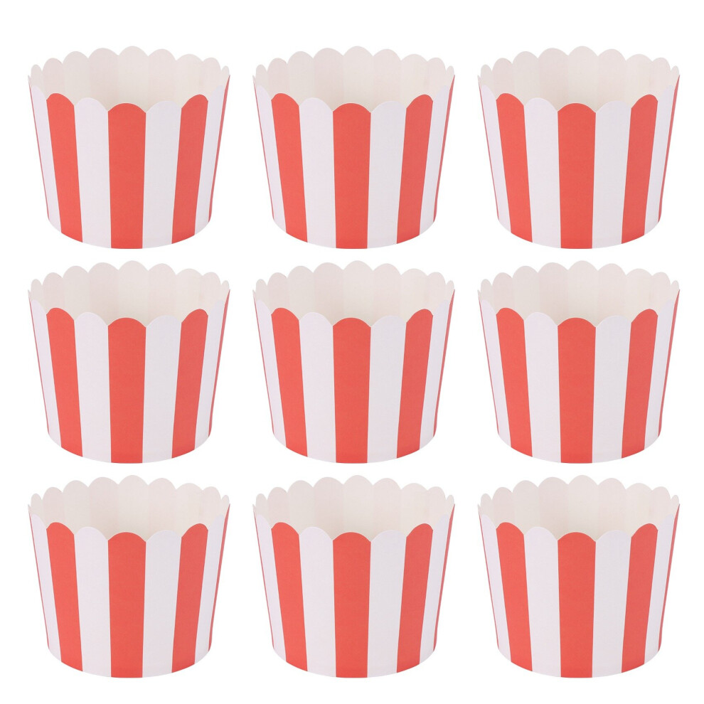 50X Cupcake Paper Cake Case Baking Cups Liner Muffin Kitchen Baking Red