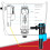 SPARES2GO Toilet Cistern Fill Valve Universal 1/2" BSP Adjustable Water Float Inlet (Side Entry) 3