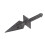 BLACK POLYPROPYLENE THROWING DART 1