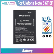 AiBaoQi Original Replacement Battery For Ulefone Note 6 6P, 3300mAh, High Quality Battery For Ulefone Note 6T Mobile Phone