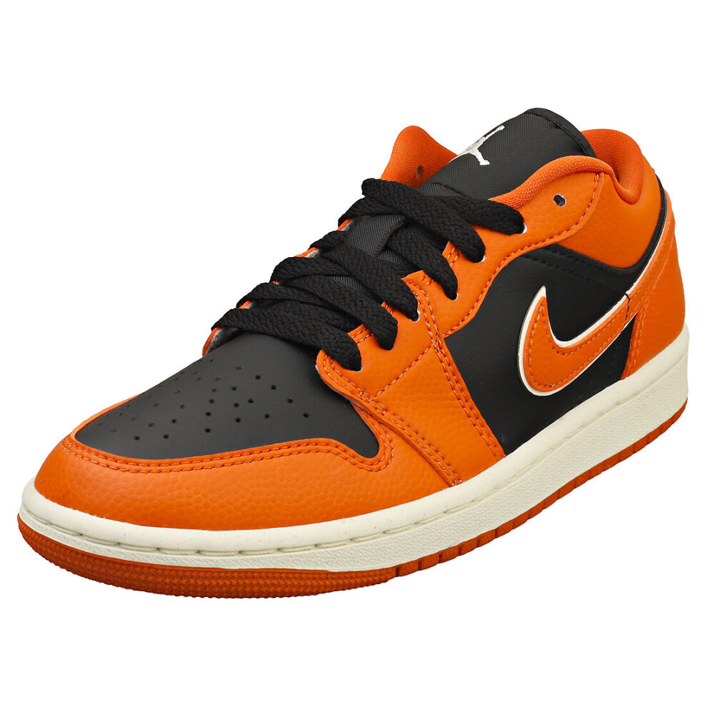 (5.5) Nike Air Jordan 1 Low Se Womens Fashion Trainers in Spice Black