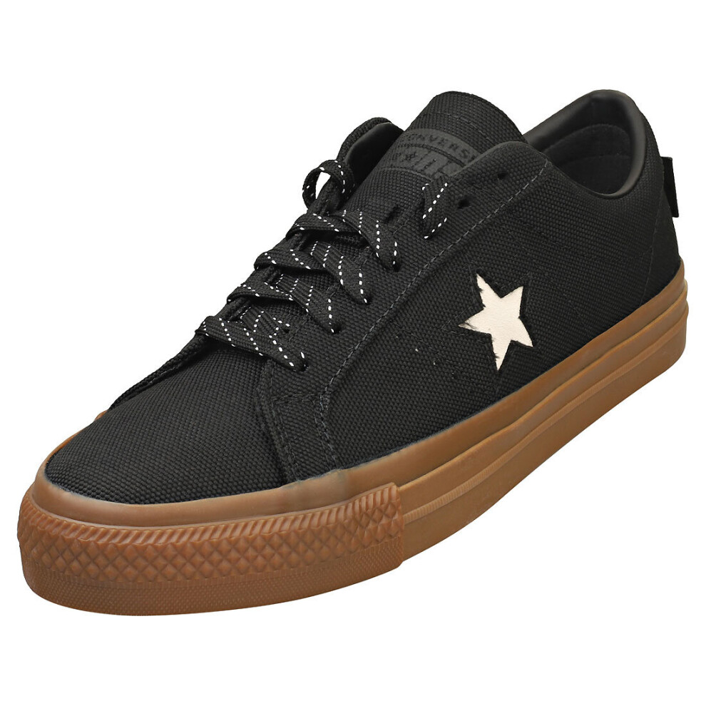 (9.5) Converse One Star Pro Ox Unisex Casual Trainers in Black Gum