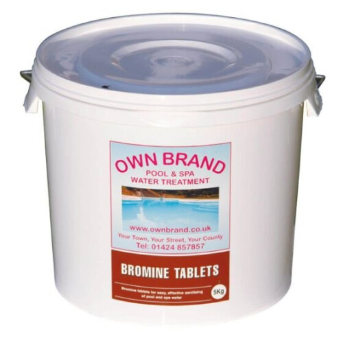 5kg Own Label Bromine Tablets  Box of 4