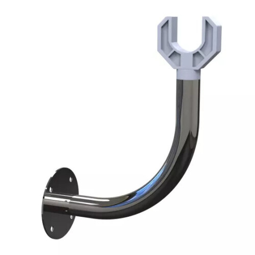 43mm Slidelock End Wall Stand with Fixings