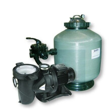 Certikin 28â Top Mount Filter, Valve, Sand And 1Hp Euroswim 1 Ph Pump (18M³/Hr @ 10 M Head) (ZZFVS30TEUP101)