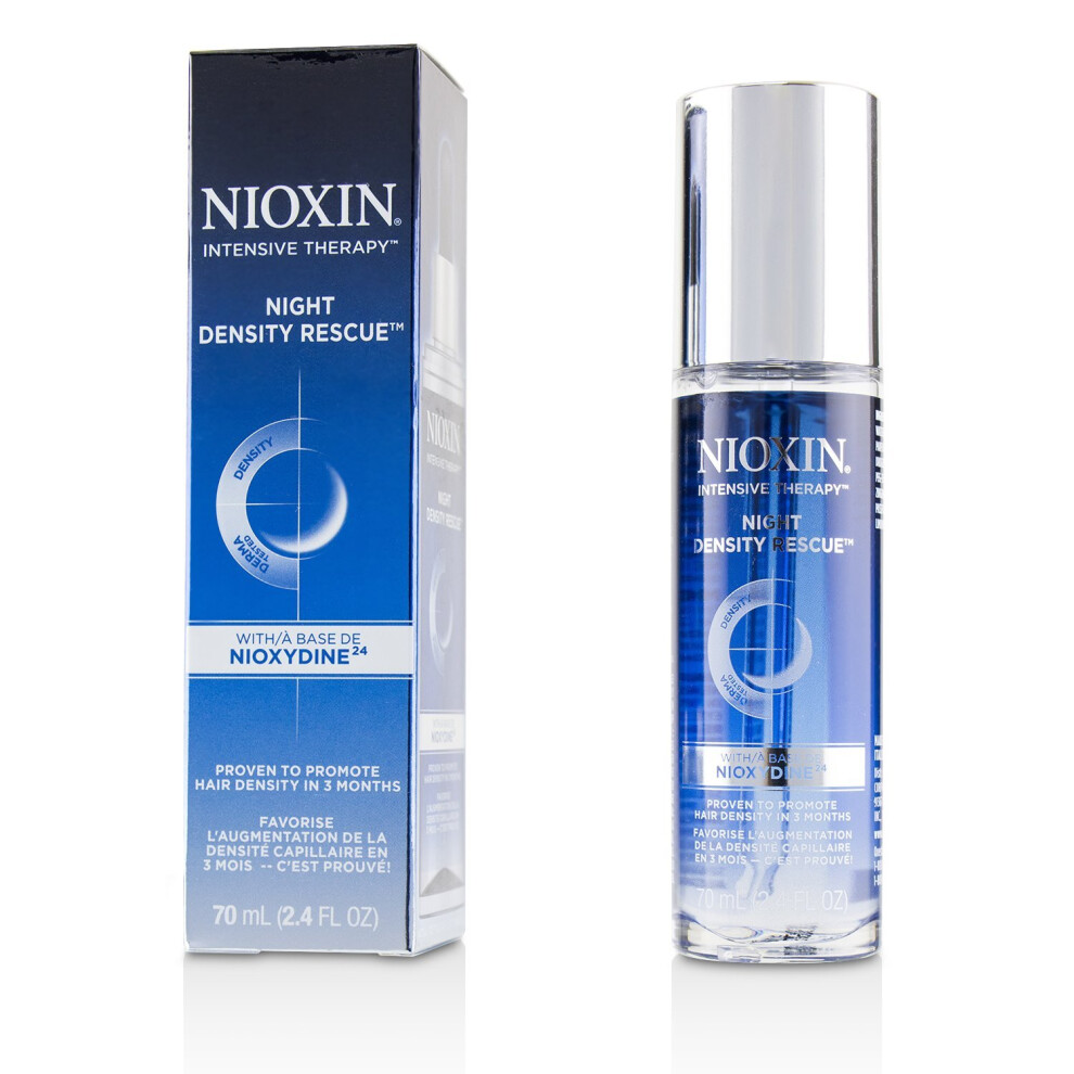 Nioxin-Intensive Therapy Night Density Rescue with Nioxydine24  81597124-70ml/2.4oz