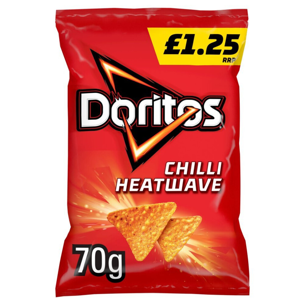 Doritos Chilli Heatwave 70g PMP - from Giant Bradley's Sweet Shop - Image 2