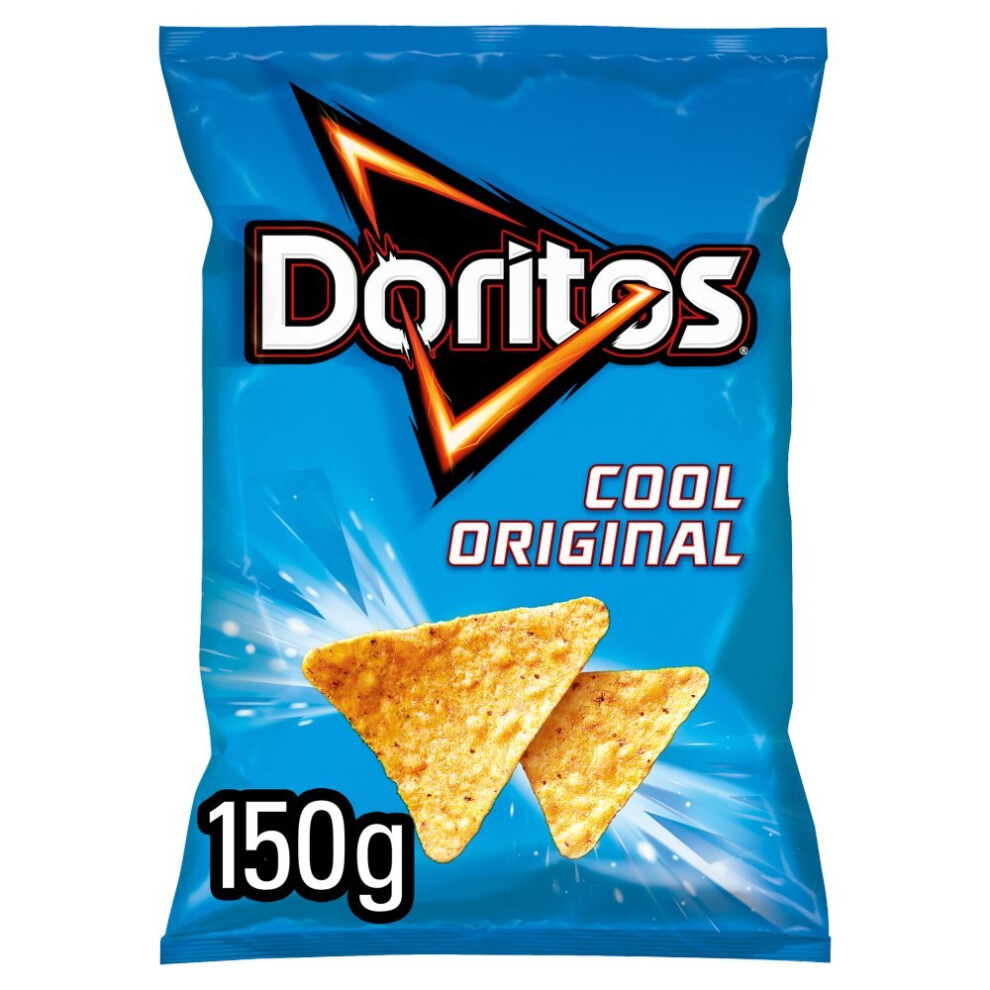 Doritos Cool Original Sharing Tortilla Chips Crisps 150g( Pack of 12 )