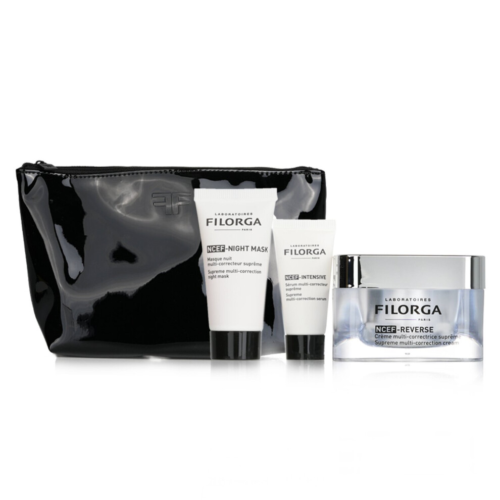 Filorga-Anti-Ageing Revolution Gift Set  (Limited Edition): 1x NCEF-Reverse Cream 50ml + 1x NCEF-Night Mask 15ml + 1x NCEF-Intensi...-3pcs+1Bag