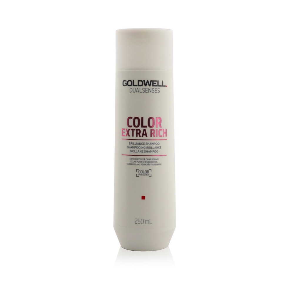 Goldwell -Dual Senses Color Extra Rich Brilliance Shampoo (Luminosity For Coarse Hair)-250Ml/8.4Oz