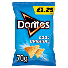 Doritos Cool Original Tortilla Chips Crisps 70g ( pack of 15 )