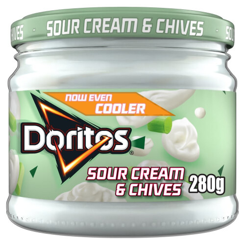 Doritos Cool Sour Cream & Chives Sharing Dip 280g ( pack of 6 )
